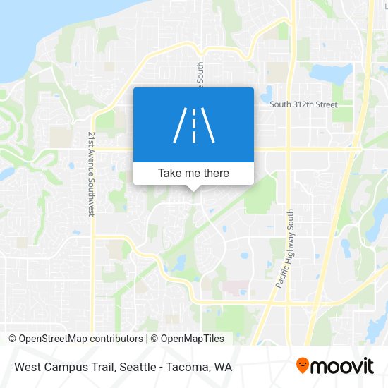 West Campus Trail map