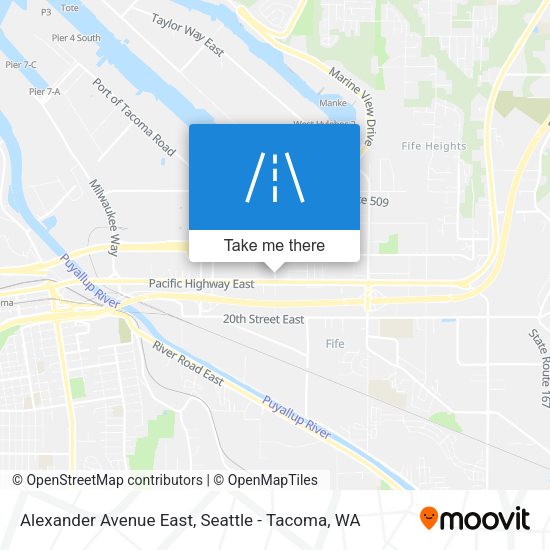 Alexander Avenue East map