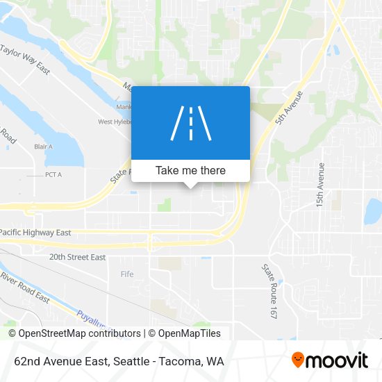 62nd Avenue East map