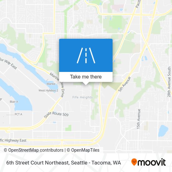 Mapa de 6th Street Court Northeast