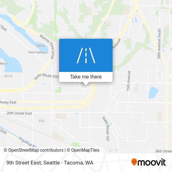 9th Street East map