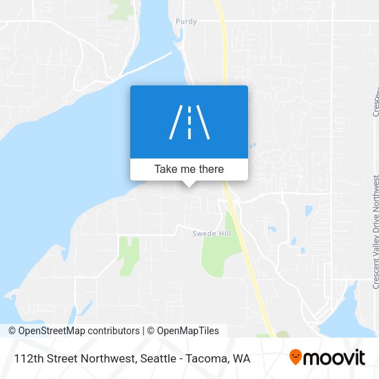 112th Street Northwest map