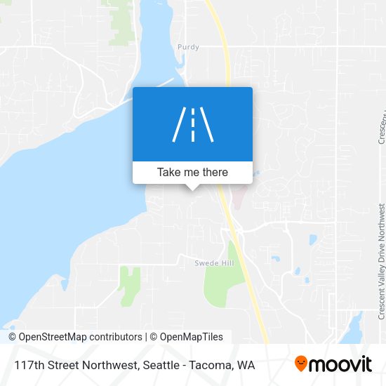 117th Street Northwest map