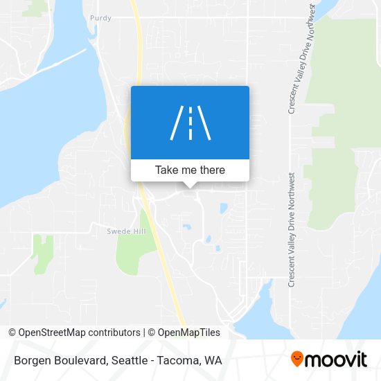 Borgen Boulevard map