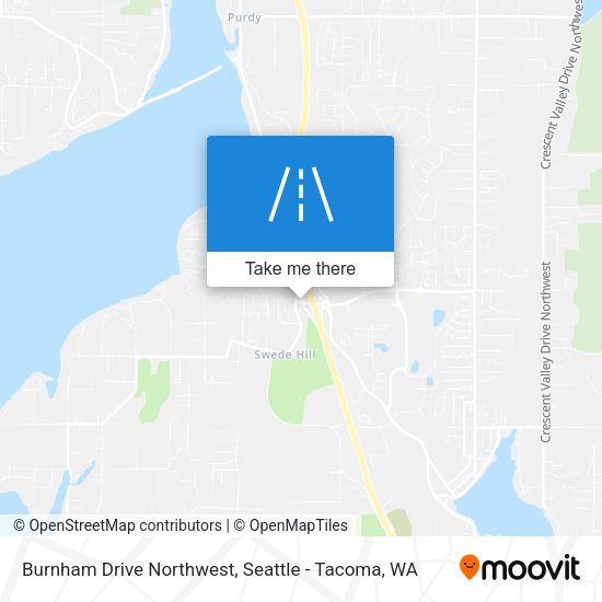 Mapa de Burnham Drive Northwest