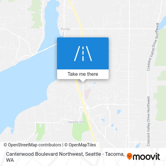 Mapa de Canterwood Boulevard Northwest