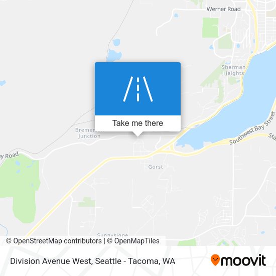 Division Avenue West map