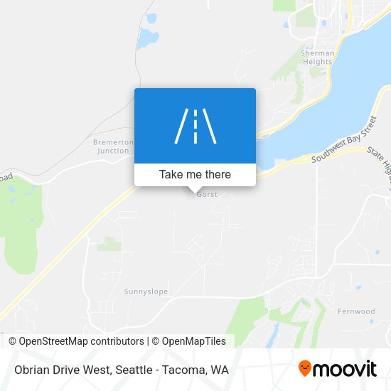 Obrian Drive West map