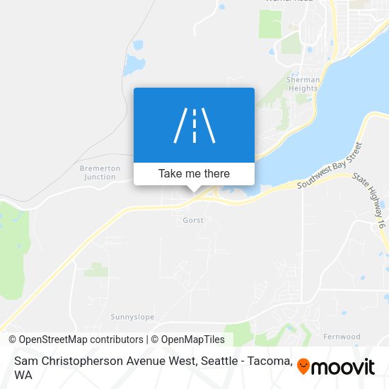 Sam Christopherson Avenue West map