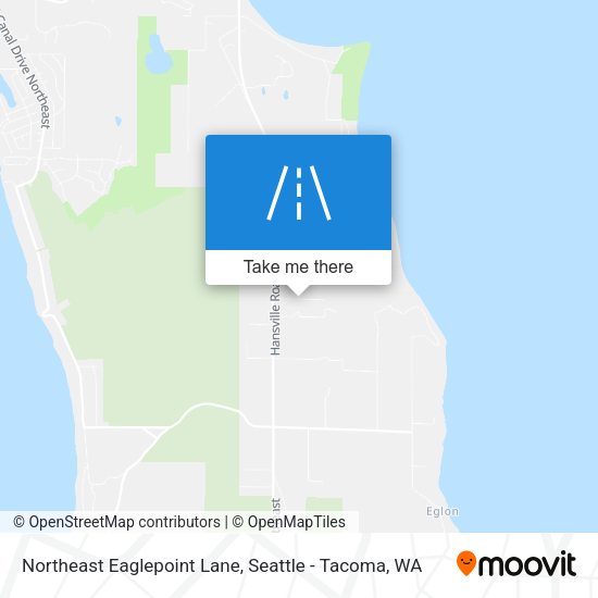 Northeast Eaglepoint Lane map
