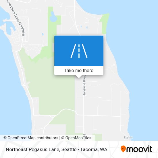 Northeast Pegasus Lane map