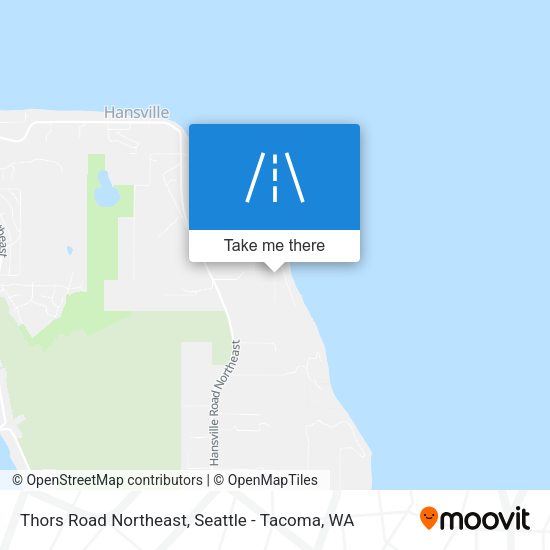 Thors Road Northeast map