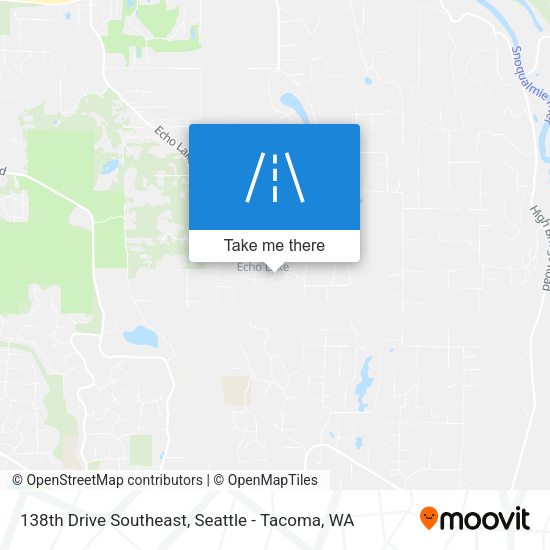 138th Drive Southeast map