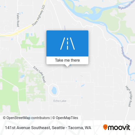141st Avenue Southeast map