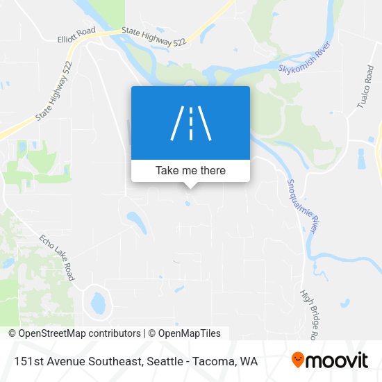 Mapa de 151st Avenue Southeast