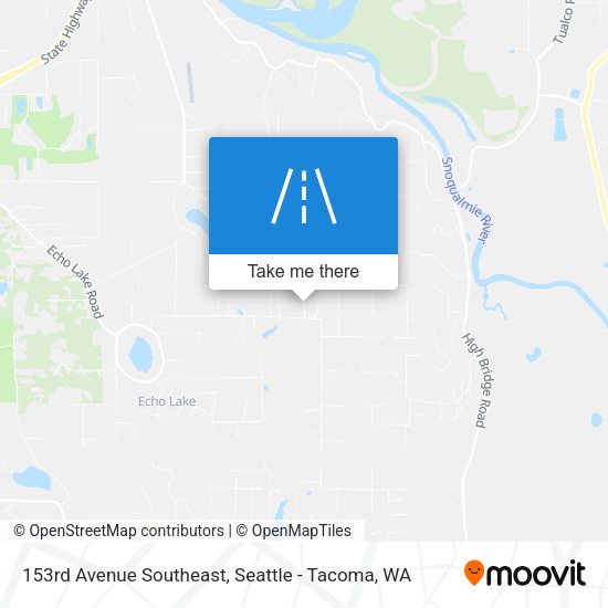 Mapa de 153rd Avenue Southeast