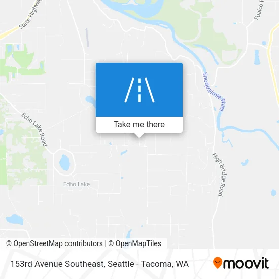 153rd Avenue Southeast map