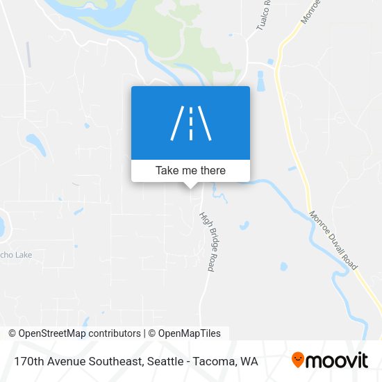 170th Avenue Southeast map