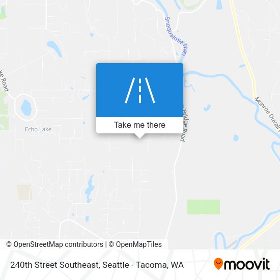 240th Street Southeast map