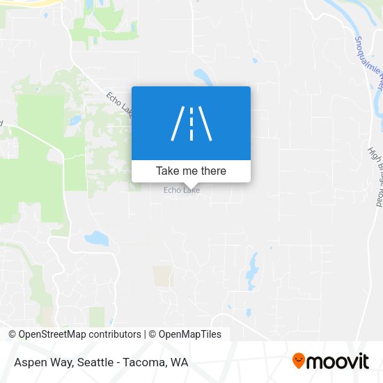 Aspen Way map
