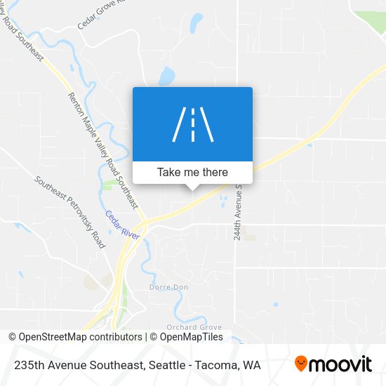 235th Avenue Southeast map