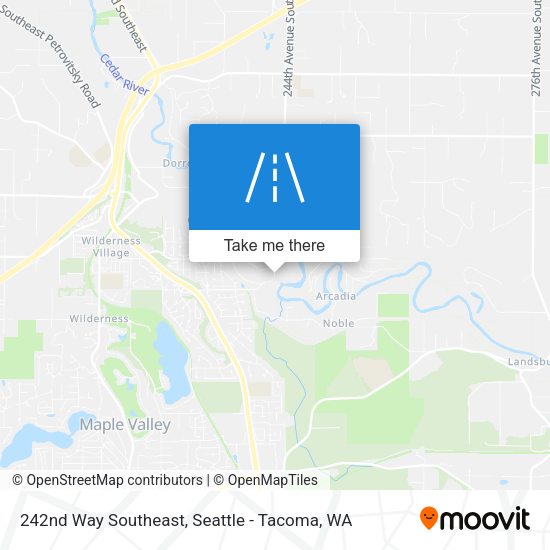 242nd Way Southeast map