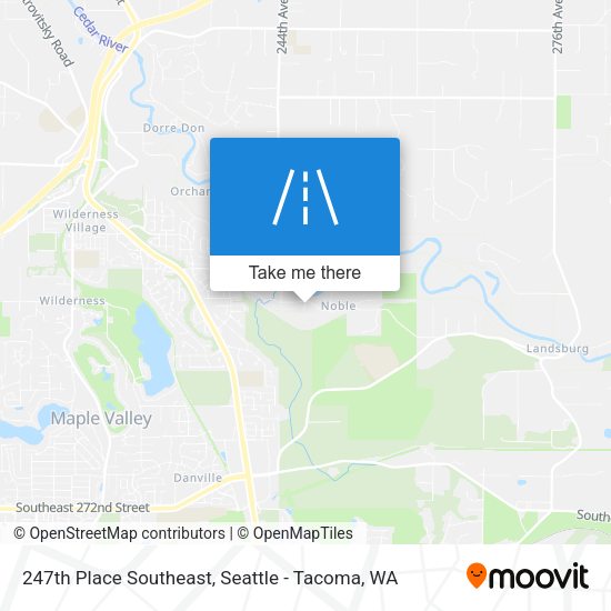 247th Place Southeast map