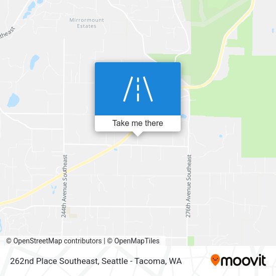 Mapa de 262nd Place Southeast
