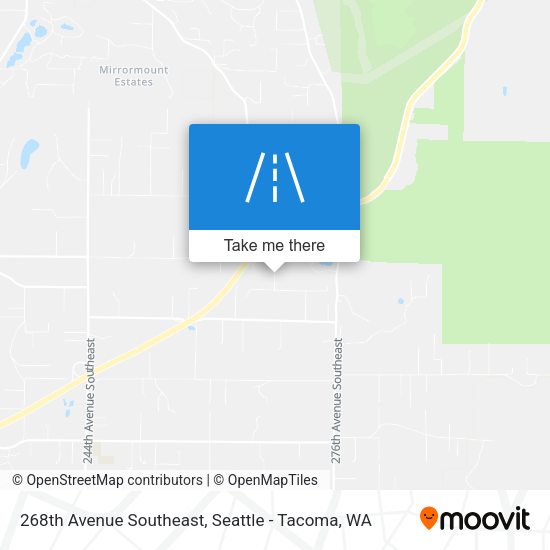 268th Avenue Southeast map