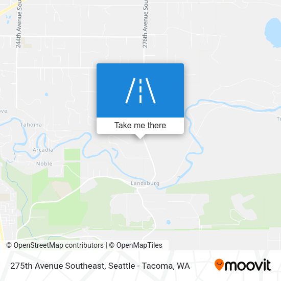 275th Avenue Southeast map