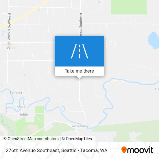 276th Avenue Southeast map
