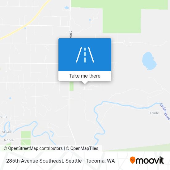 285th Avenue Southeast map