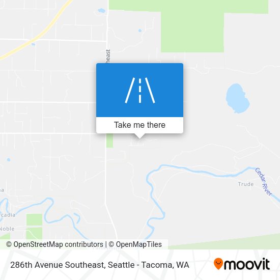 286th Avenue Southeast map