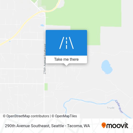 Mapa de 290th Avenue Southeast