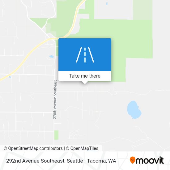 292nd Avenue Southeast map