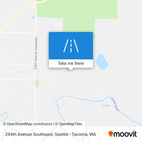 294th Avenue Southeast map
