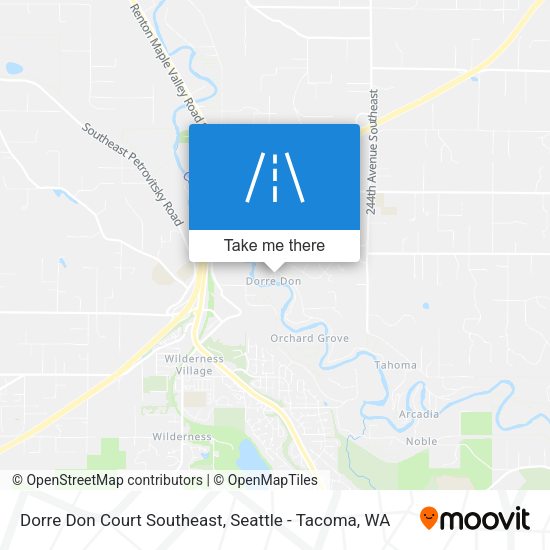 Dorre Don Court Southeast map