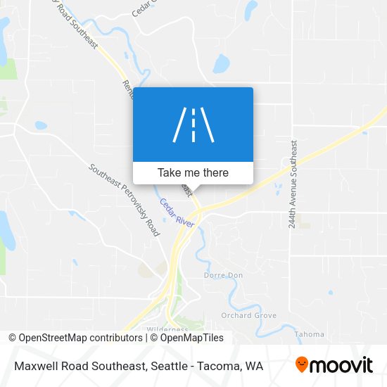 Maxwell Road Southeast map