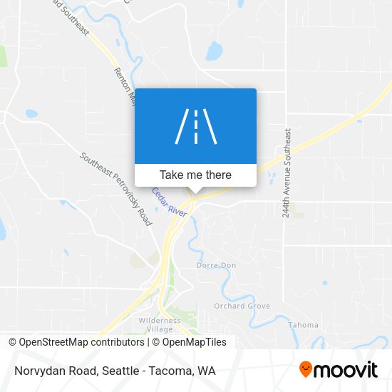 Mapa de Norvydan Road