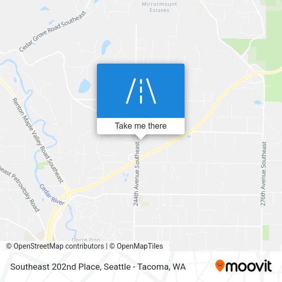Mapa de Southeast 202nd Place