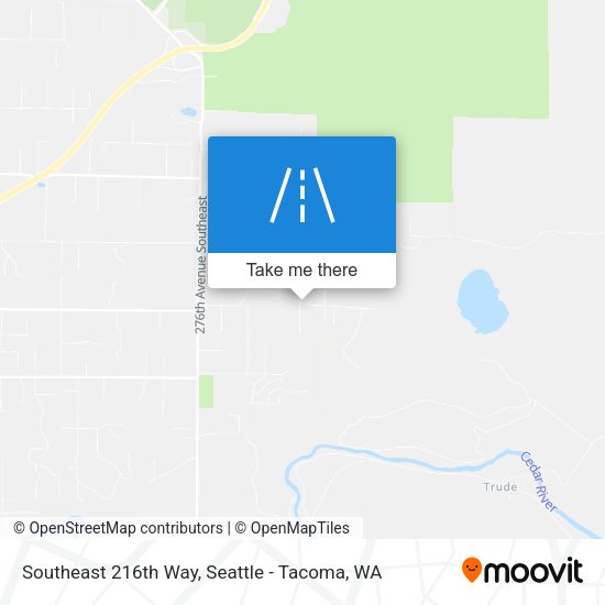 Southeast 216th Way map