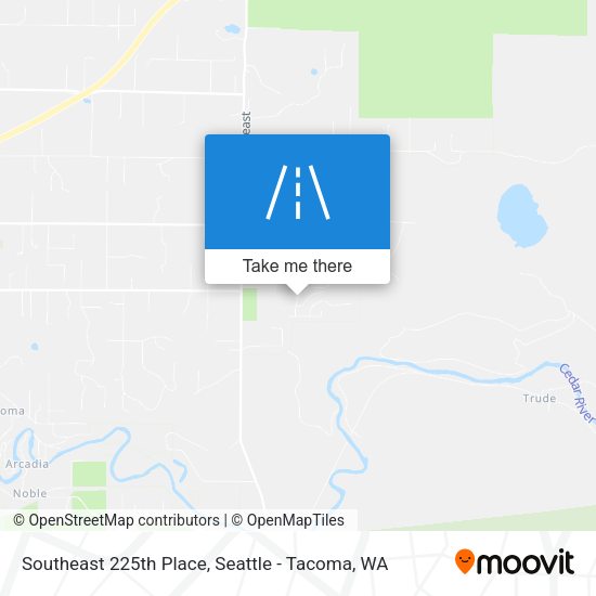 Southeast 225th Place map