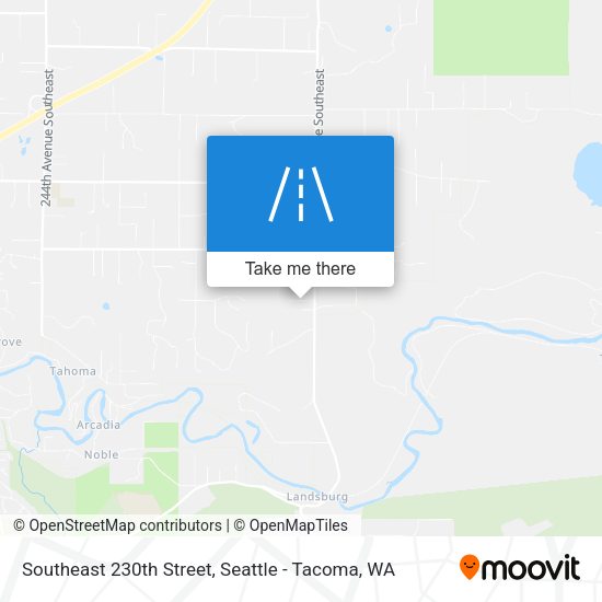 Southeast 230th Street map