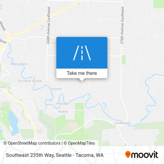 Mapa de Southeast 235th Way
