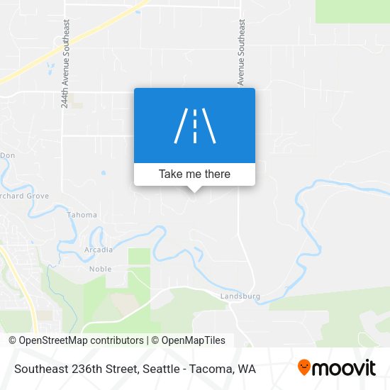 Southeast 236th Street map