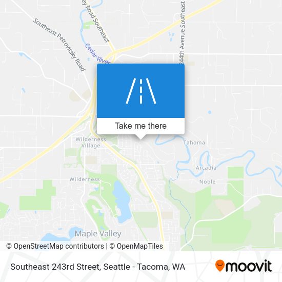 Mapa de Southeast 243rd Street