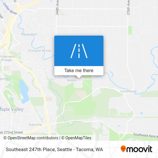Mapa de Southeast 247th Place
