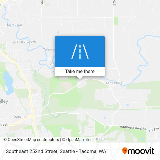 Southeast 252nd Street map