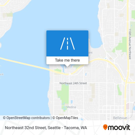 Northeast 32nd Street map