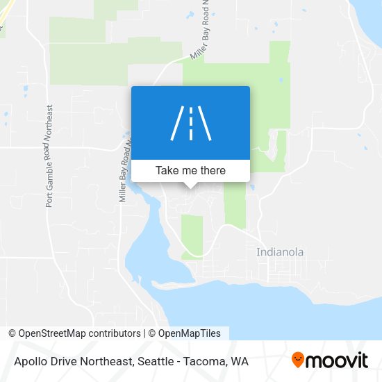 Apollo Drive Northeast map